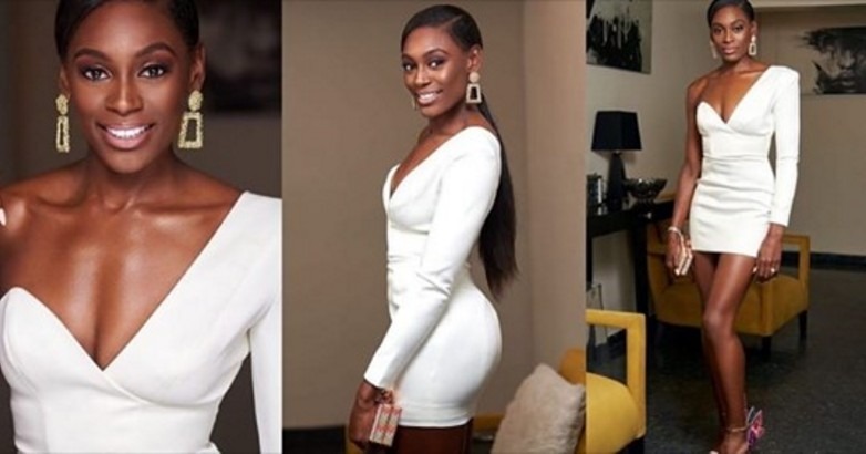Mike Edward’s wife, Perri stuns for the #BBNaijaFinale (Photos)
