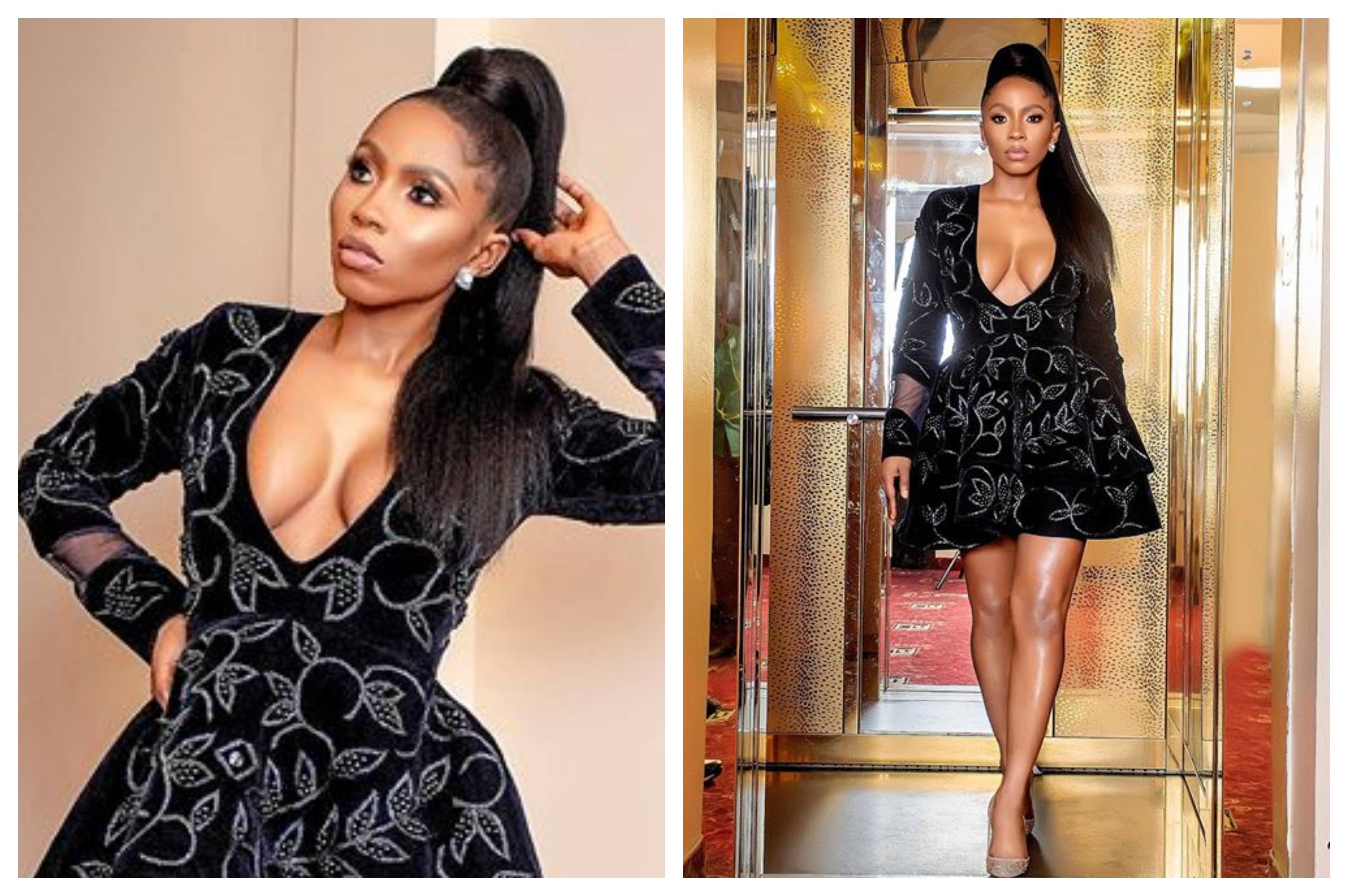 #BBNaija 2019 Winner, Mercy Eke stuns in black dress