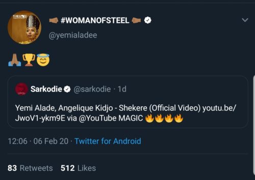 I’m Sorry Sarkodie Begs For Yemi Alade’s Forgiveness (2)