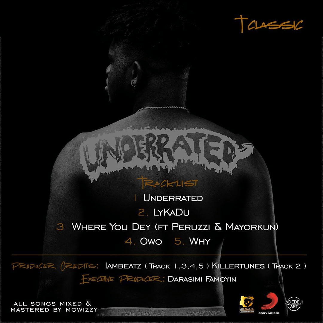T Classic Unveils Cover Art, Track List & Release Date For His 'underrated' Ep
