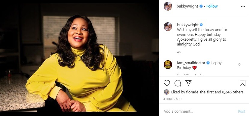 Actress, Bukky Wright Celebrates 53rd Birthday With Beautiful Photos