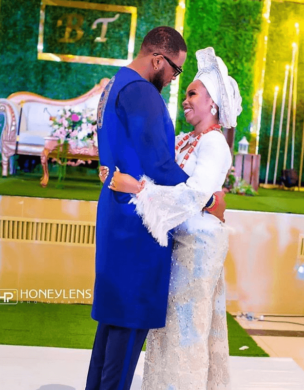 Former #bbnaija Housemates, Bam Bam And Teddy A Welcome Baby Girl