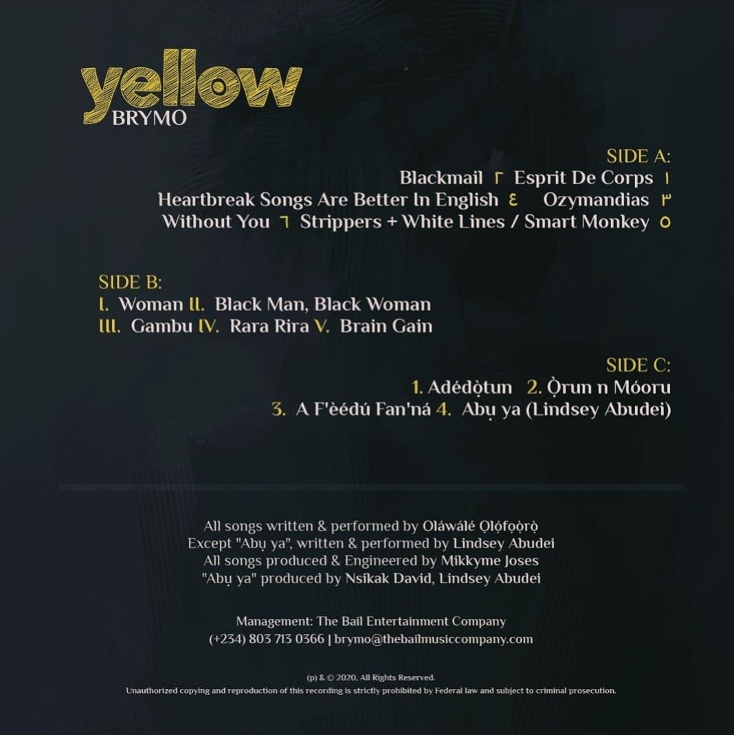 Brymo Yellow Back