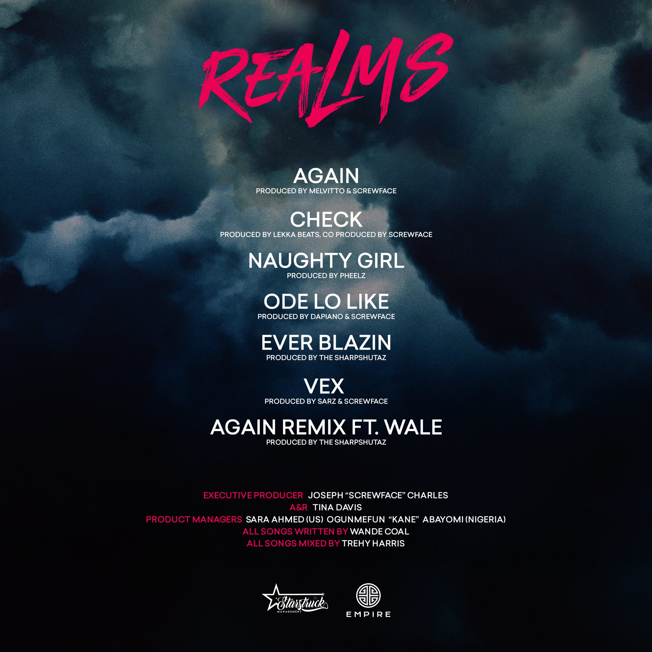Wande Coal Realms Tracklist