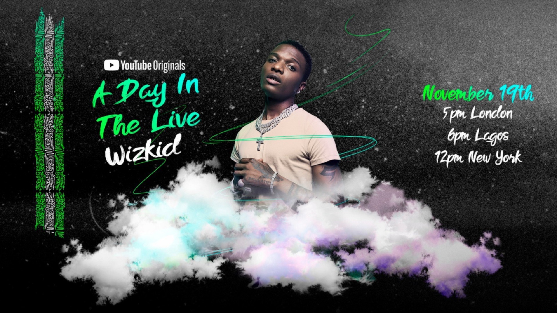 Wizkid’s performs live on YouTube Originals’ A Day In The Live (Video)