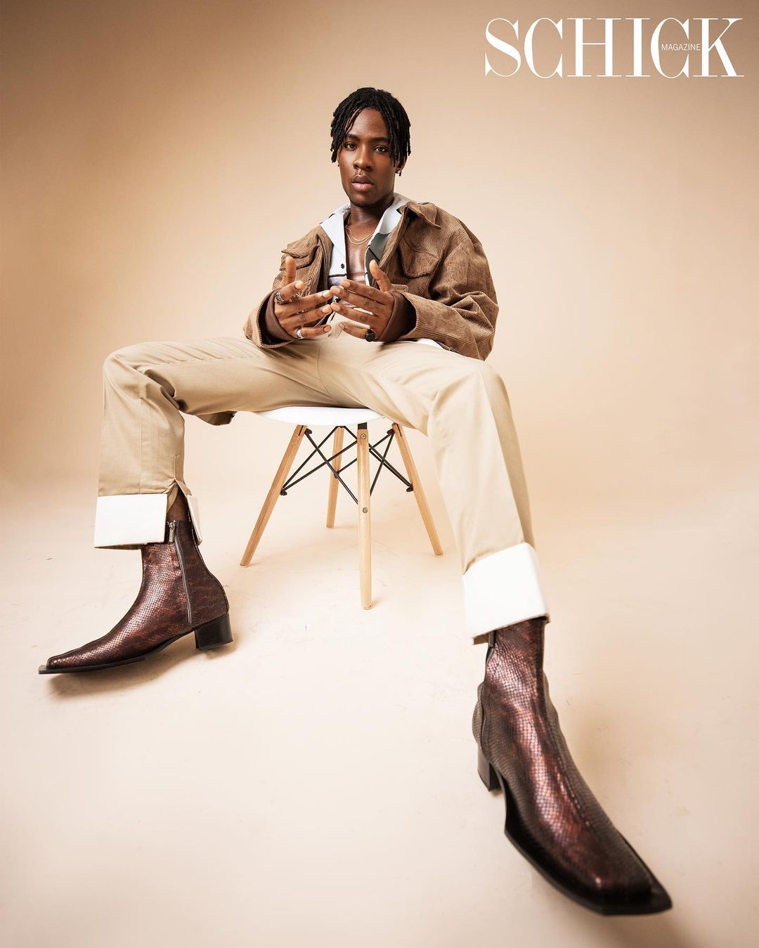 Joeboy Covers Schick Magazine 2