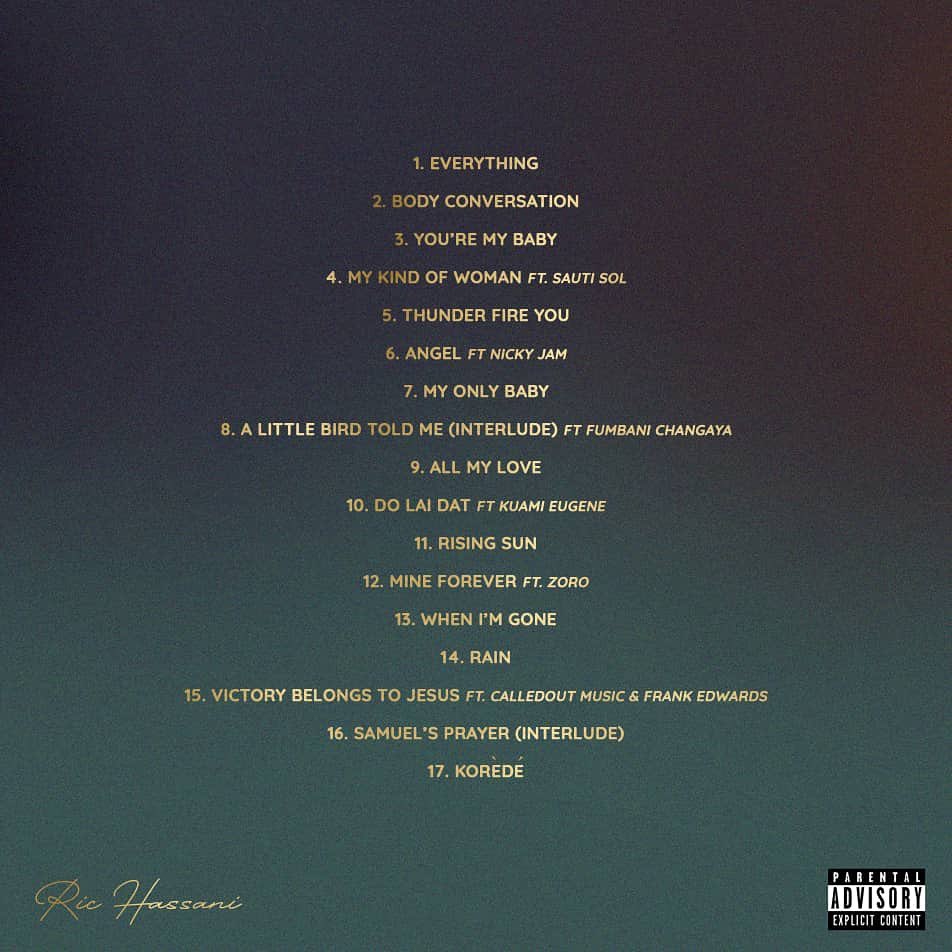 Ric Hassani The Prince I Became Tracklist