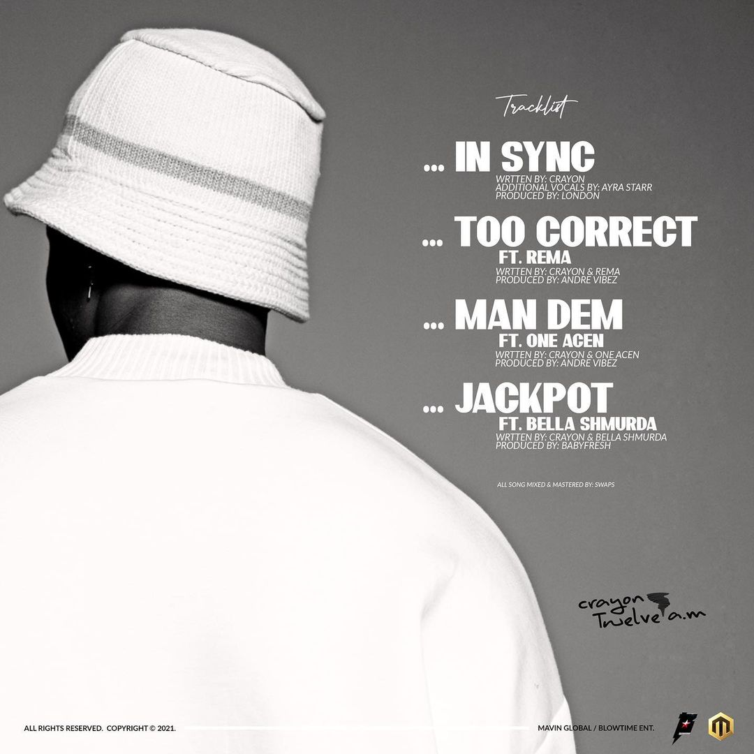 Crayon Twelve Am Ep Traclist