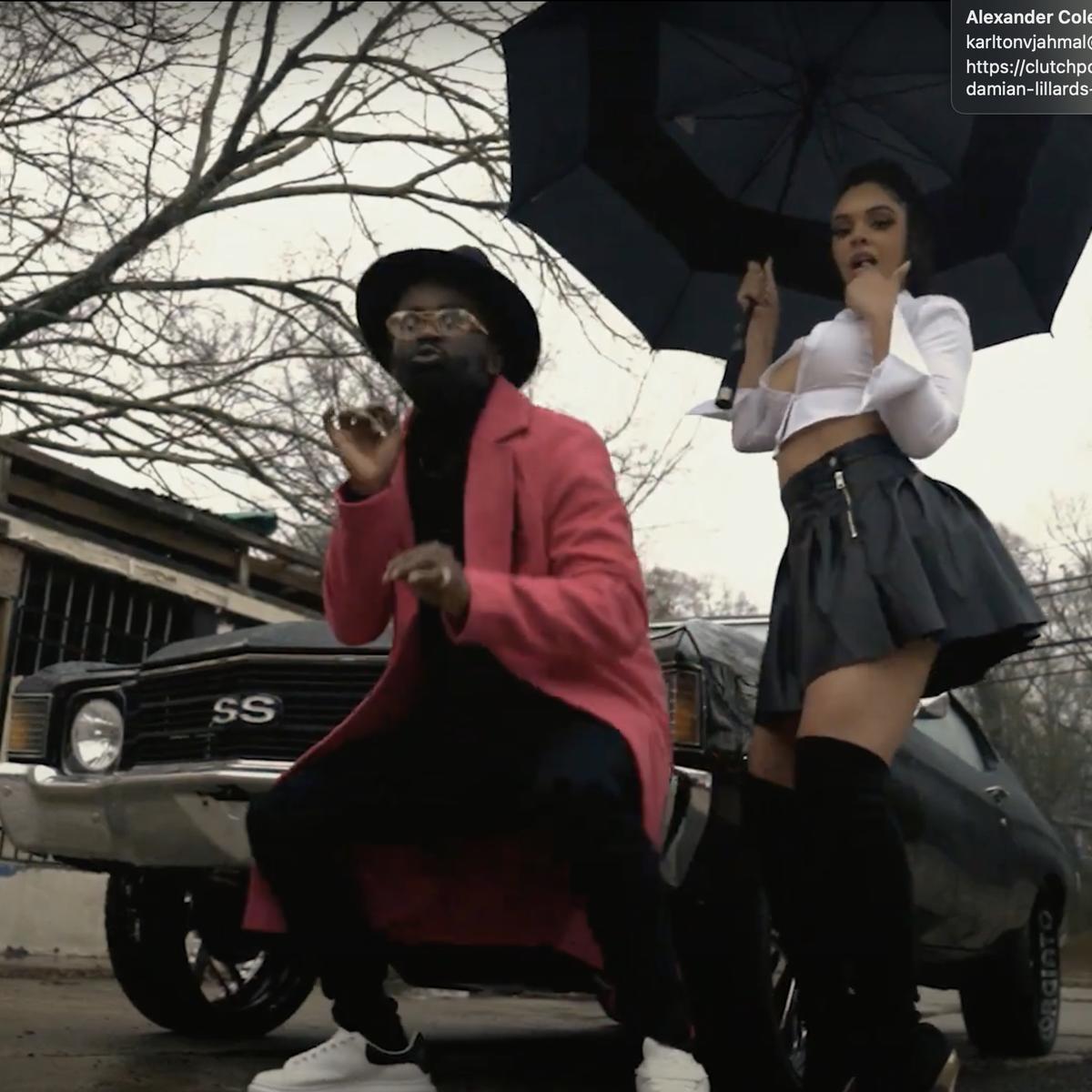 Jimmy Hu$tle Parked Outside