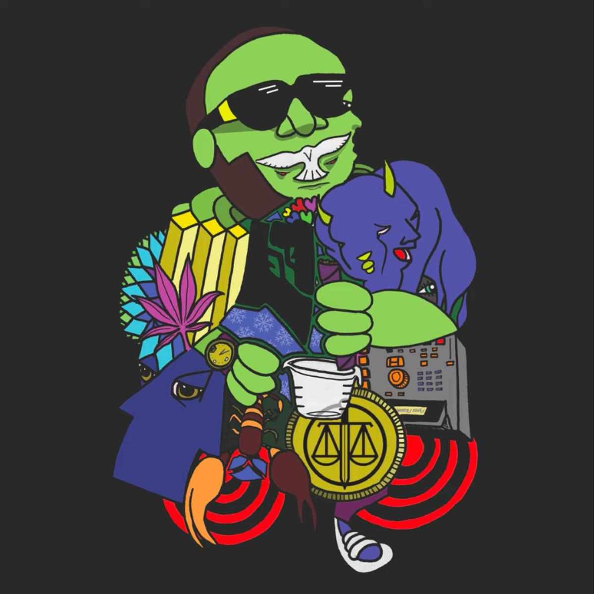 Benny The Butcher Pyrex Picasso