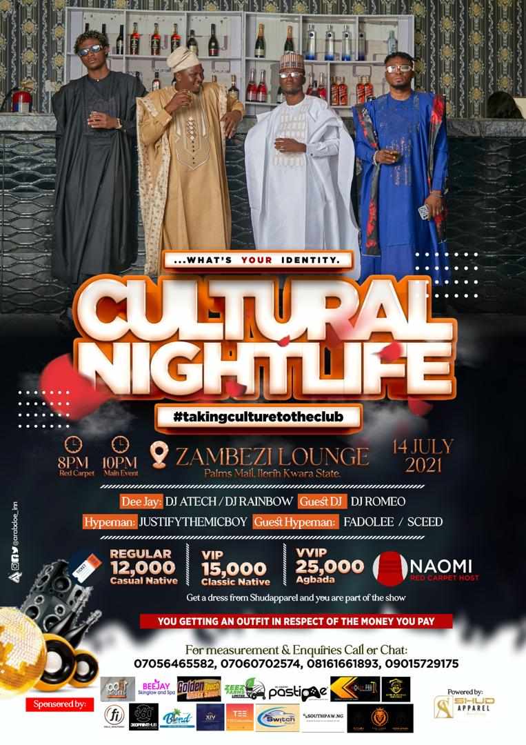 Shud Apparel Presents Cultural Nightlife