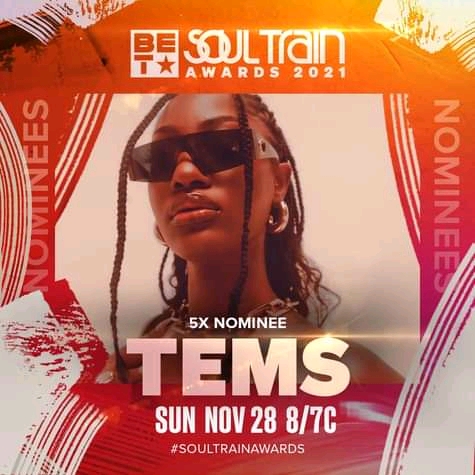 2021 Bet Soul Train Awards Tems