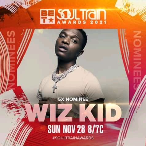 2021 Bet Soul Train Awards Wizkid