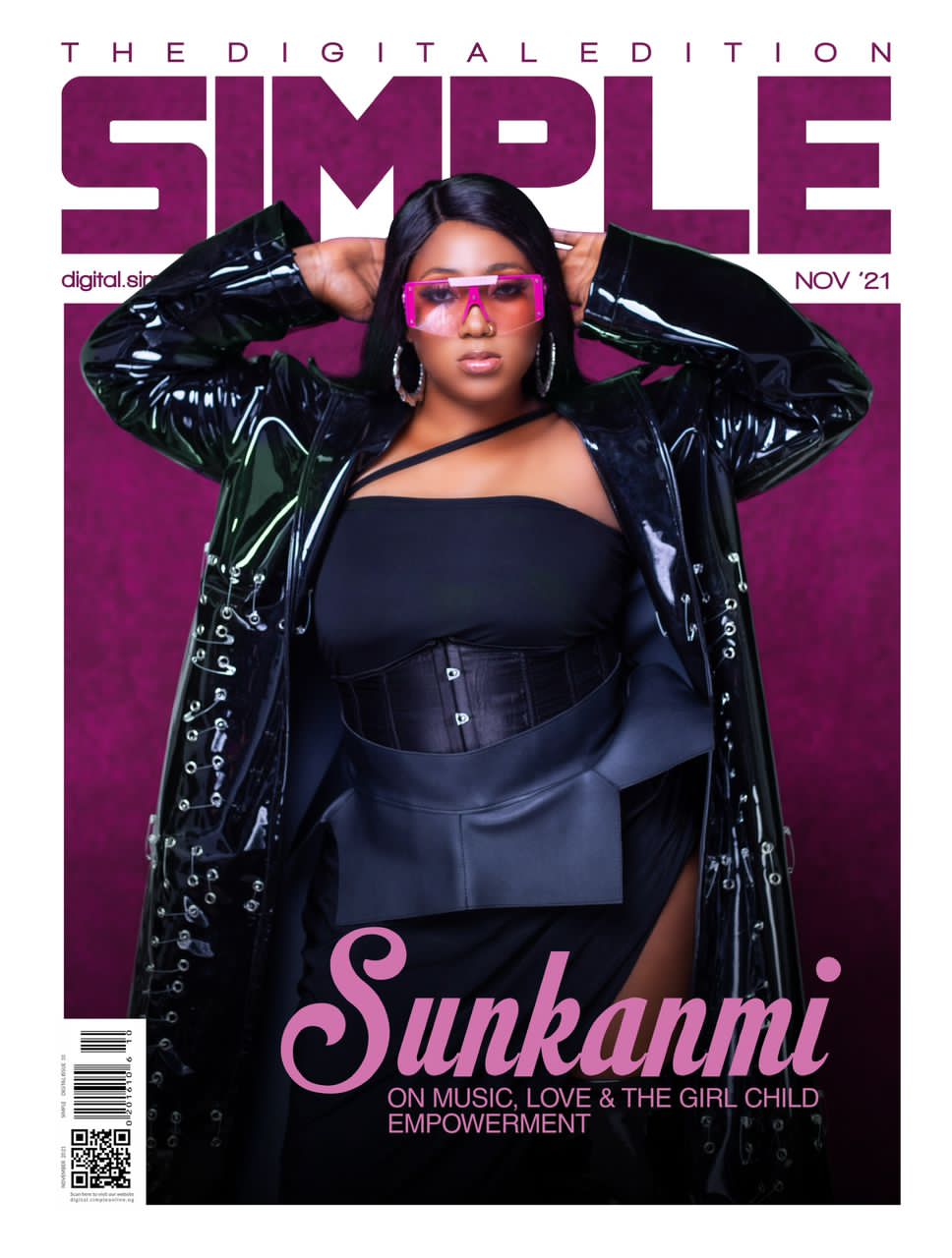 NIgerian Singer Sunkanmi Graces Simple Magazine’s November Digital Edition
