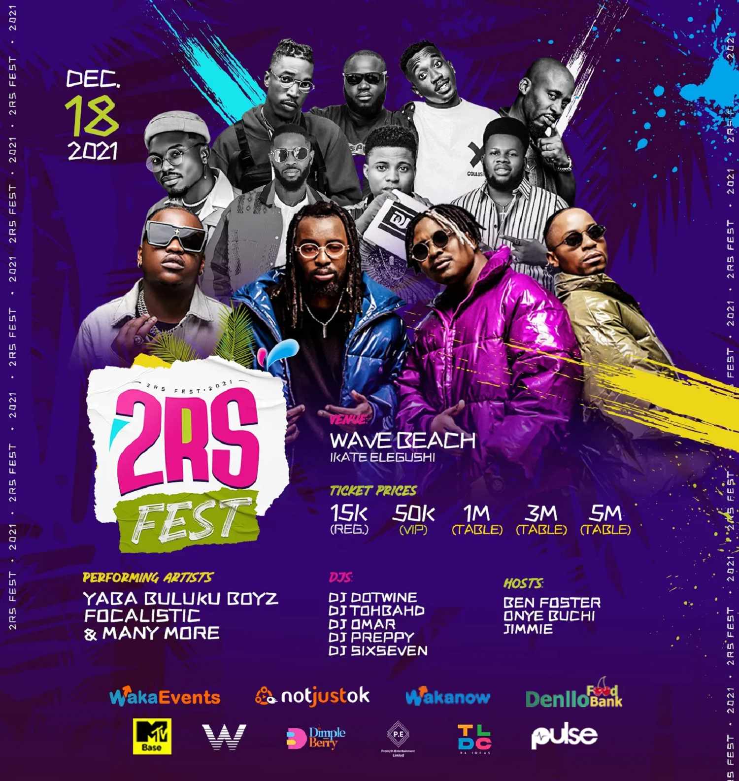 Focalistic & Yaba Baluku Boys To Shut Down The 2hrs Fest Tomorrow