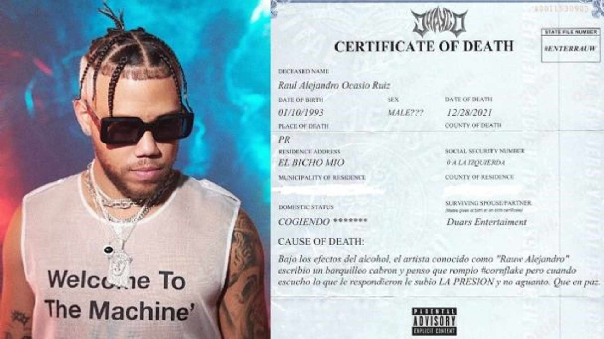 Jhay Cortez Enterrauw