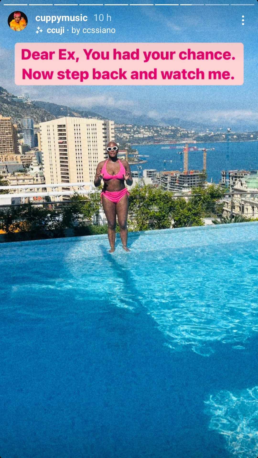 DJ Cuppy sends a short message to all her Exes