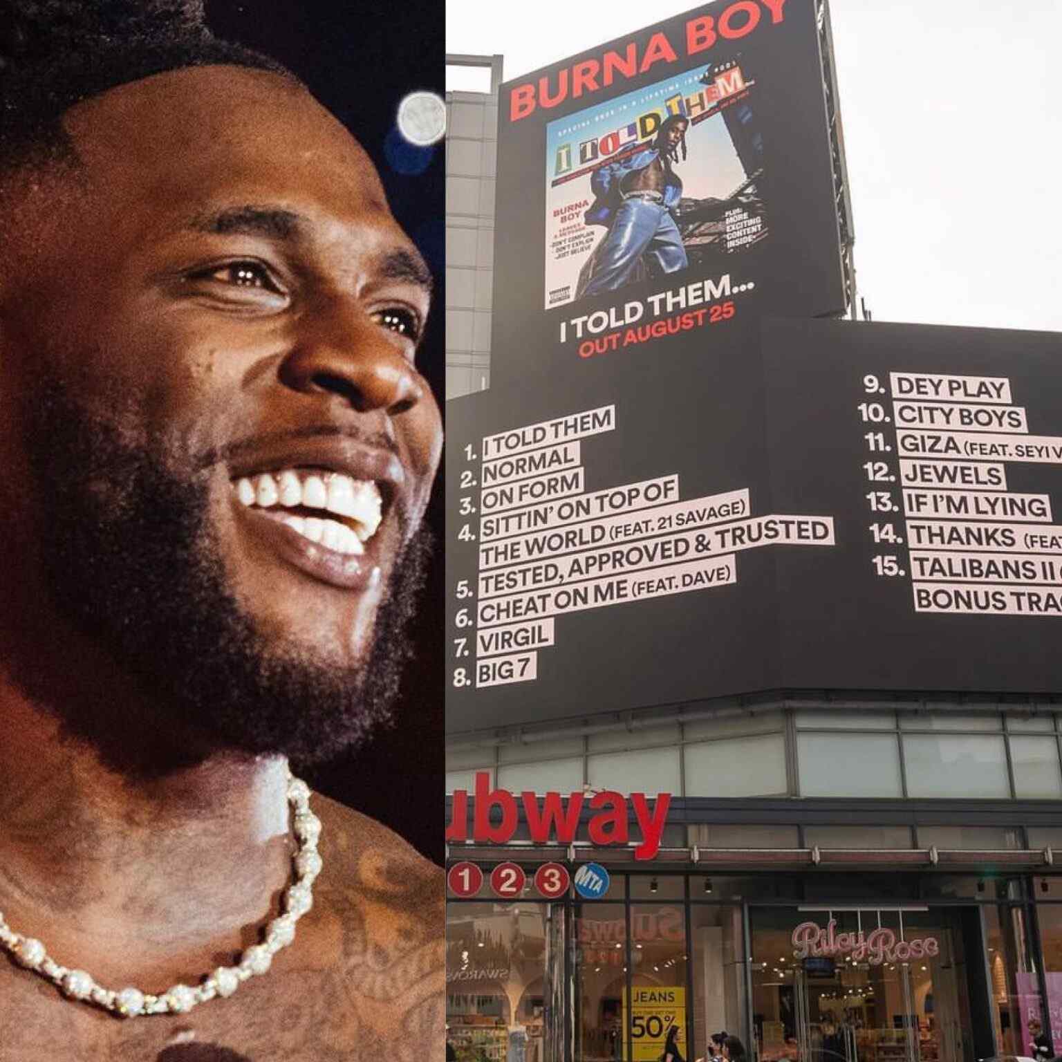 Here’s the tracklist for Burna Boy’s incoming album, “I Told Them…”