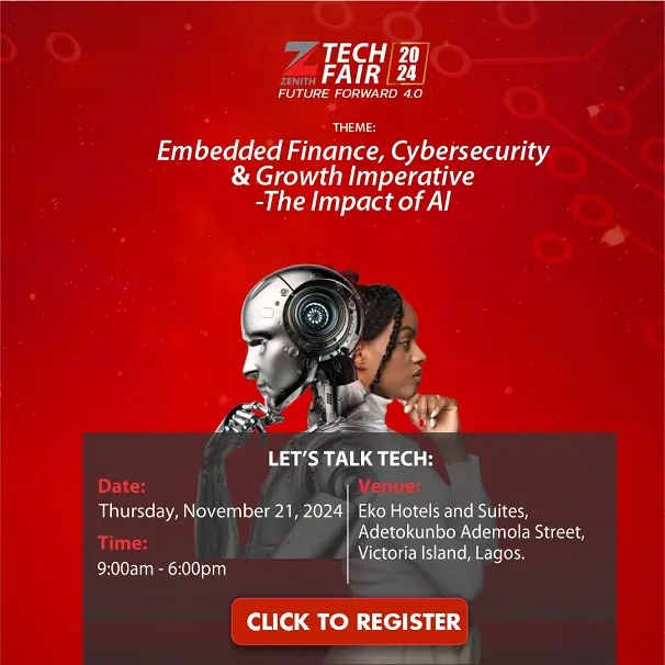 Zenith Bank Unveils Zenith Tech Fair 4.0, Features Global IT Practitioner