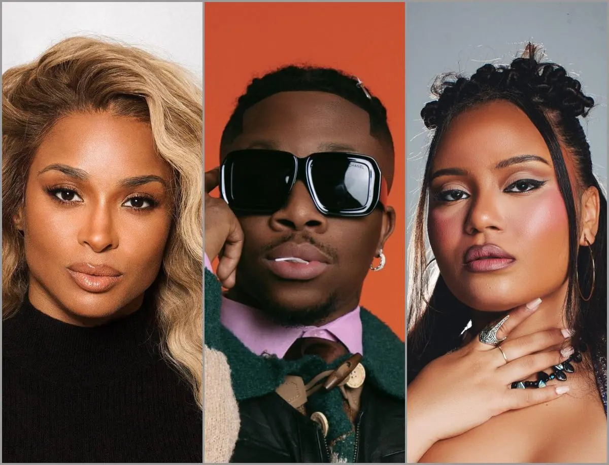 ciara, moliy, oxlade nice n' sweet image