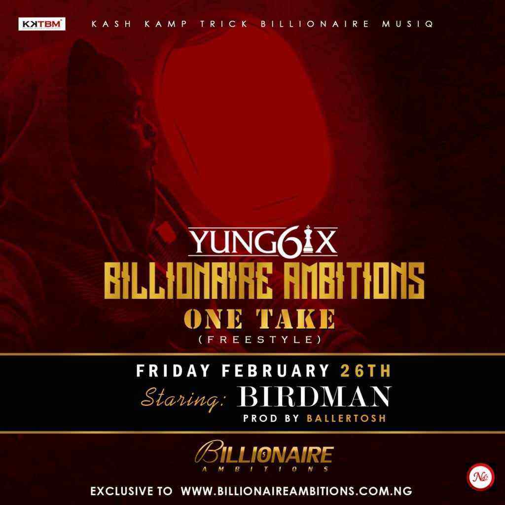 Download MP3 Yung6ix – One Take (Freestyle) - Artwork