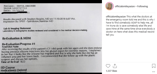 Instagram model cries