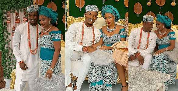 Image result for First photos from Gideon Okeke traditional wedding