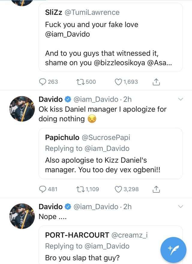 Kizz Daniel’s manager