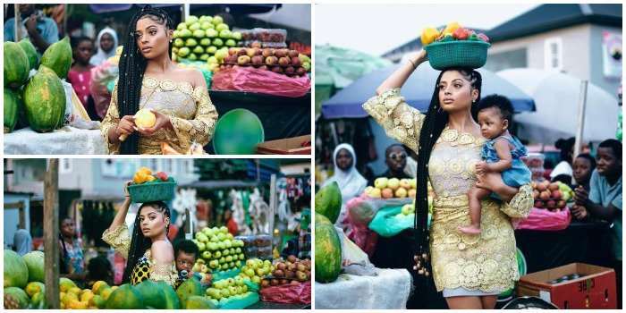 Image result for Lola Rae shares lovely photos of her baby with Tekno as she celebrates her birthday