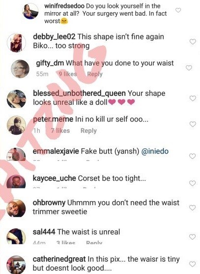 Ini Edo&rsquo;s new waist