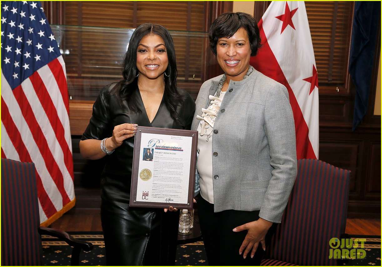 Washington DC Mayor proclaims February 8th as "Taraji P. Henson Day" (Photos)