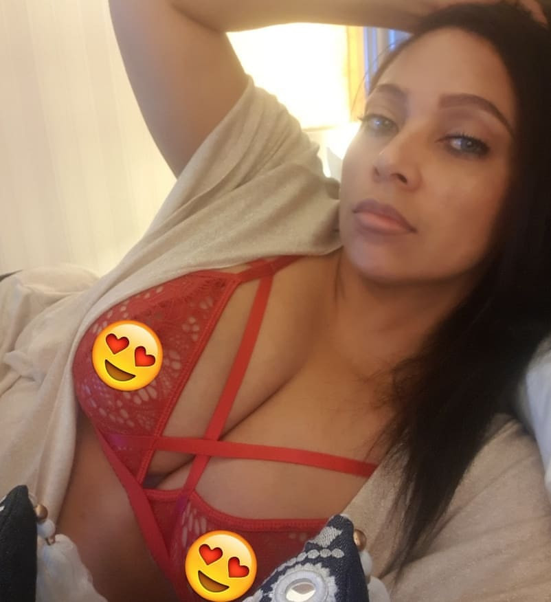 Lola Omotayo-Okoye shares photo of herself in a red bra to celebrate Valentine