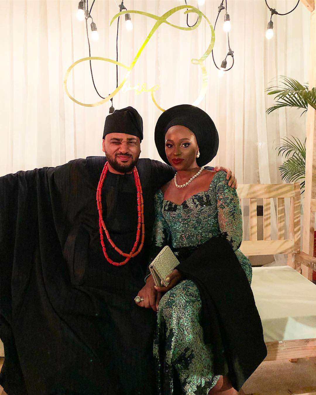 Photos from the traditional wedding of media personality, Illrymz