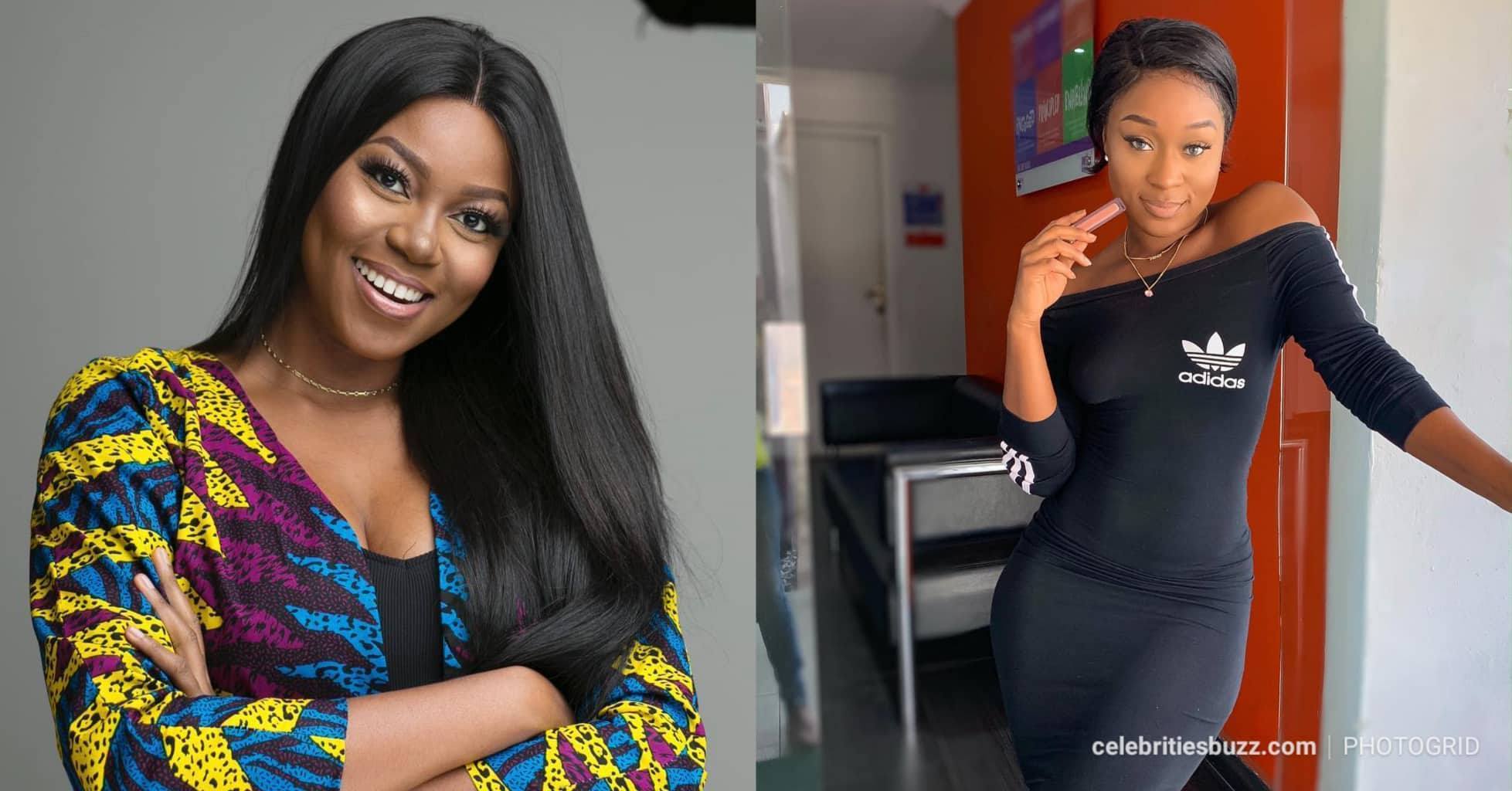 Image result for Yvonne Nelson educates Efia Odo on why she should respect and believe in God&rsquo;s existence