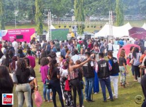 Fun seekers at Food Expo, Abuja