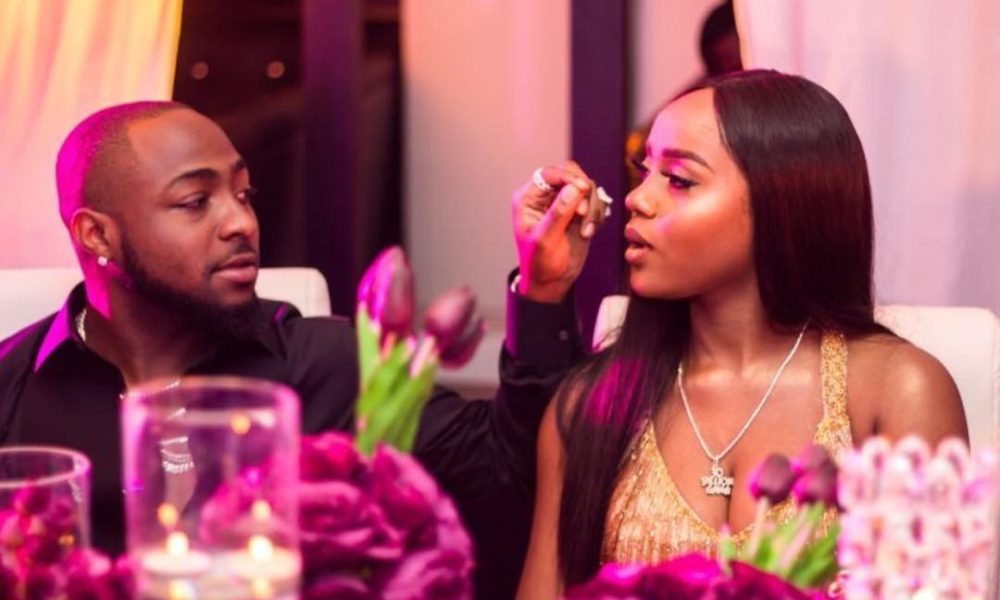 Davido and girlfriend Chioma Rowland