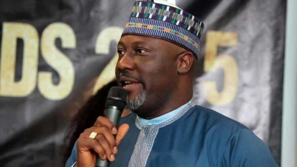 Video: Dino Melaye thrills at AY Comedy Show, releases song remix