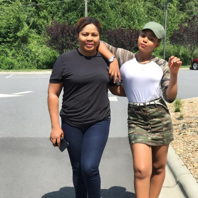 Regina Daniels' mother