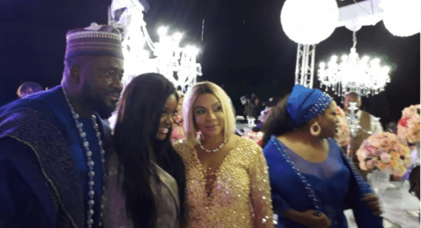 John Dumelo white wedding