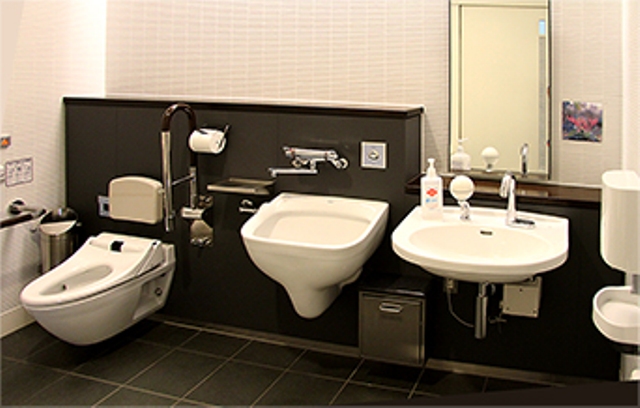 An ideal and accessible toilet facilities