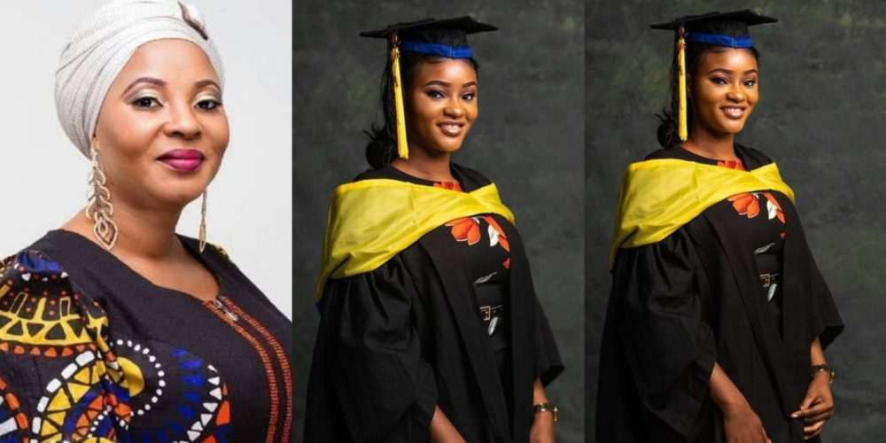 Image result for Late Moji Olaiya&rsquo;s daughter graduates from Babcock University (photos)