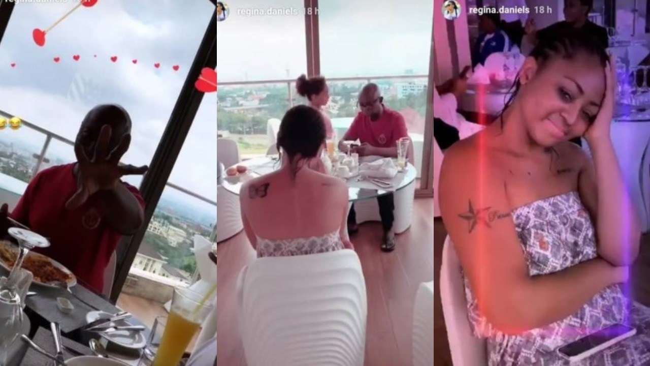 Image result for Regina Daniels shares lovely photos of her husband, Ned Nwoko