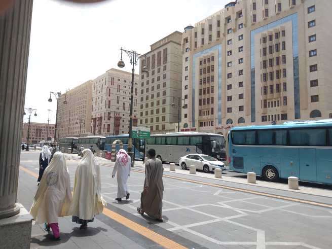 Some luxurious hotels where Nigerian pilgrims are lodging in Madinah (NAN Photo)