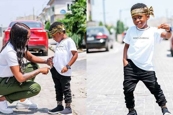 Image result for Tiwa Savage gushes over son as he turns 4