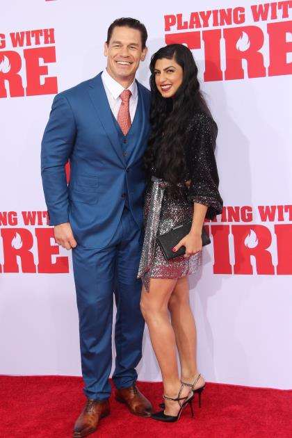 Image result for John Cena, Girlfriend Shay Shariatzadeh Make Red Carpet Debut: Pics