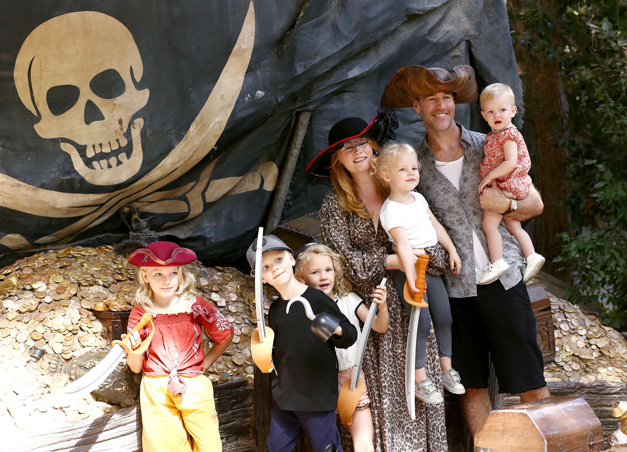 Kimberly Van Der Beek and James Van Der Beek and their children ABC/Troy Harvey