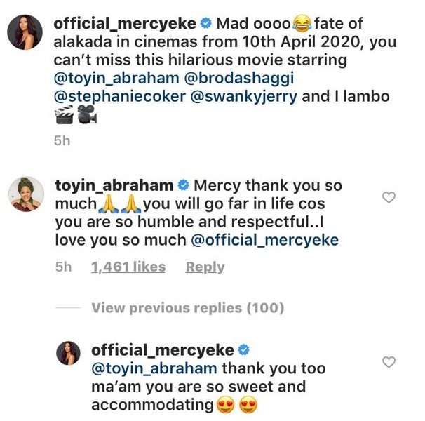 You Are So Humble And Respectful Toyin Abraham Tells Mercy Eke (4)