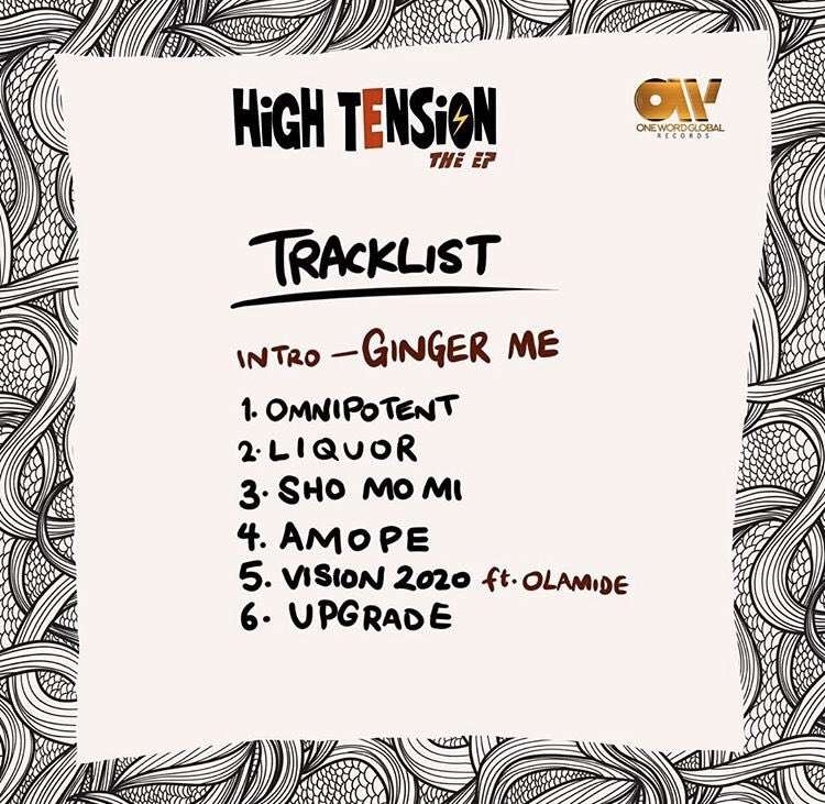 Bella Shmurda High Tension (ep) Track List