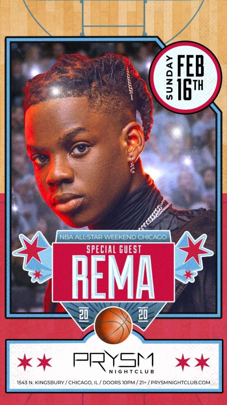 Mavin's Rema Set To Perform At The Nba All Star 2020 Weekend, Chicago (2)