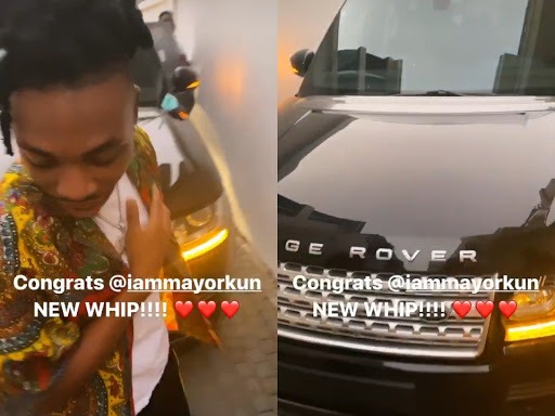 Set Awon Range Rover Geng! Singer, Mayorkun Acquires A New Suv